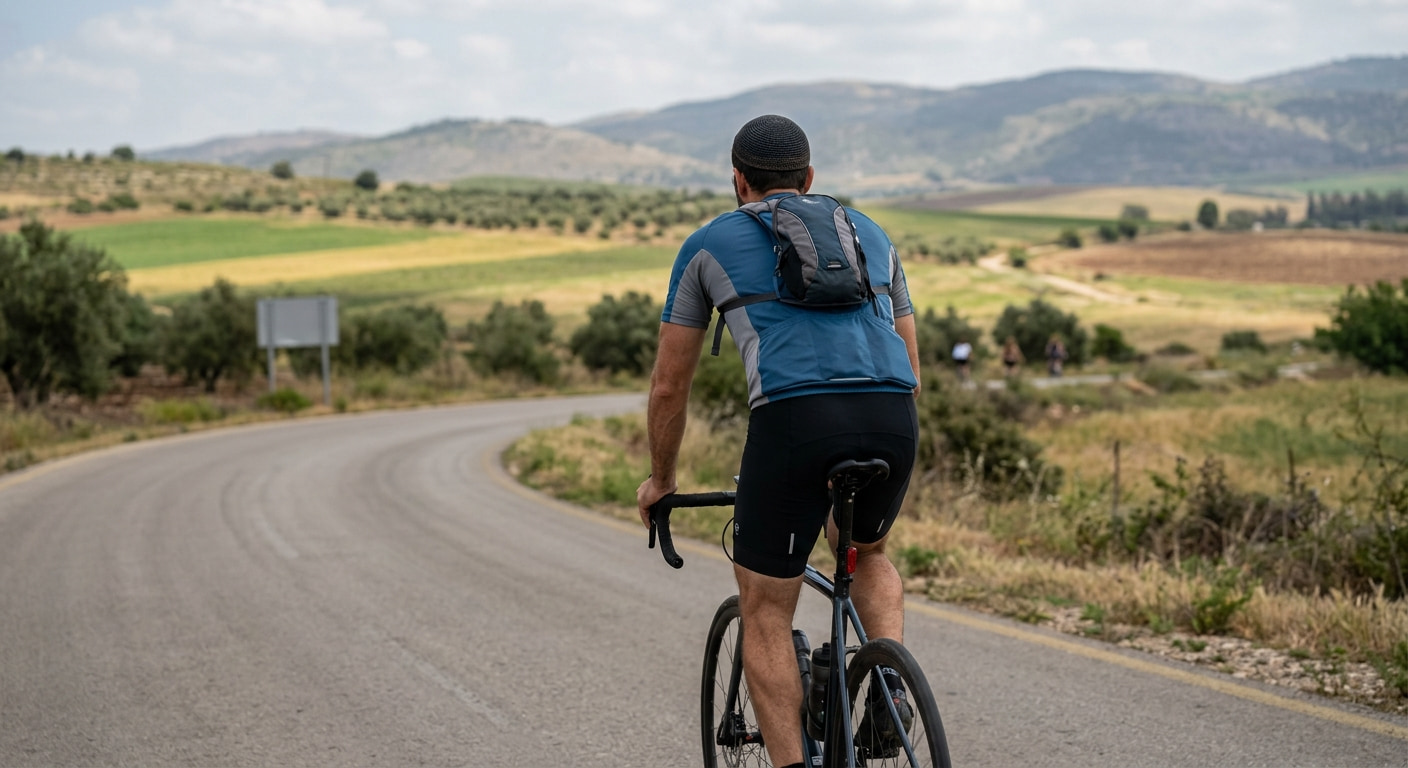 Nature enthusiast enjoying the outdoors in Tal Menashe