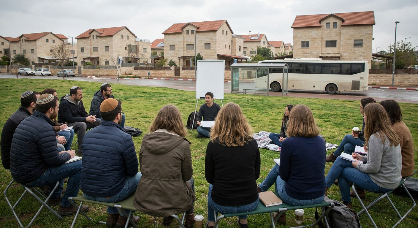 A community gathering in a local park