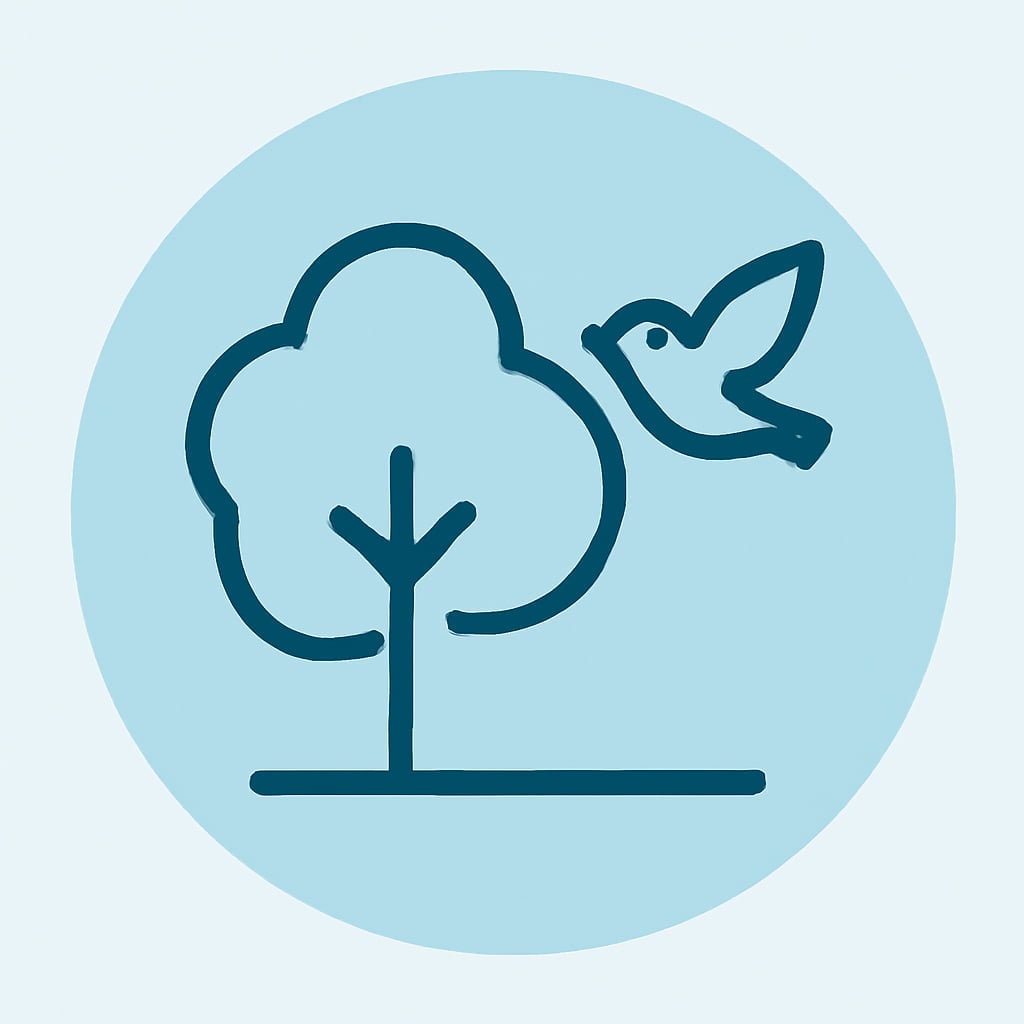 Icon representing green spaces