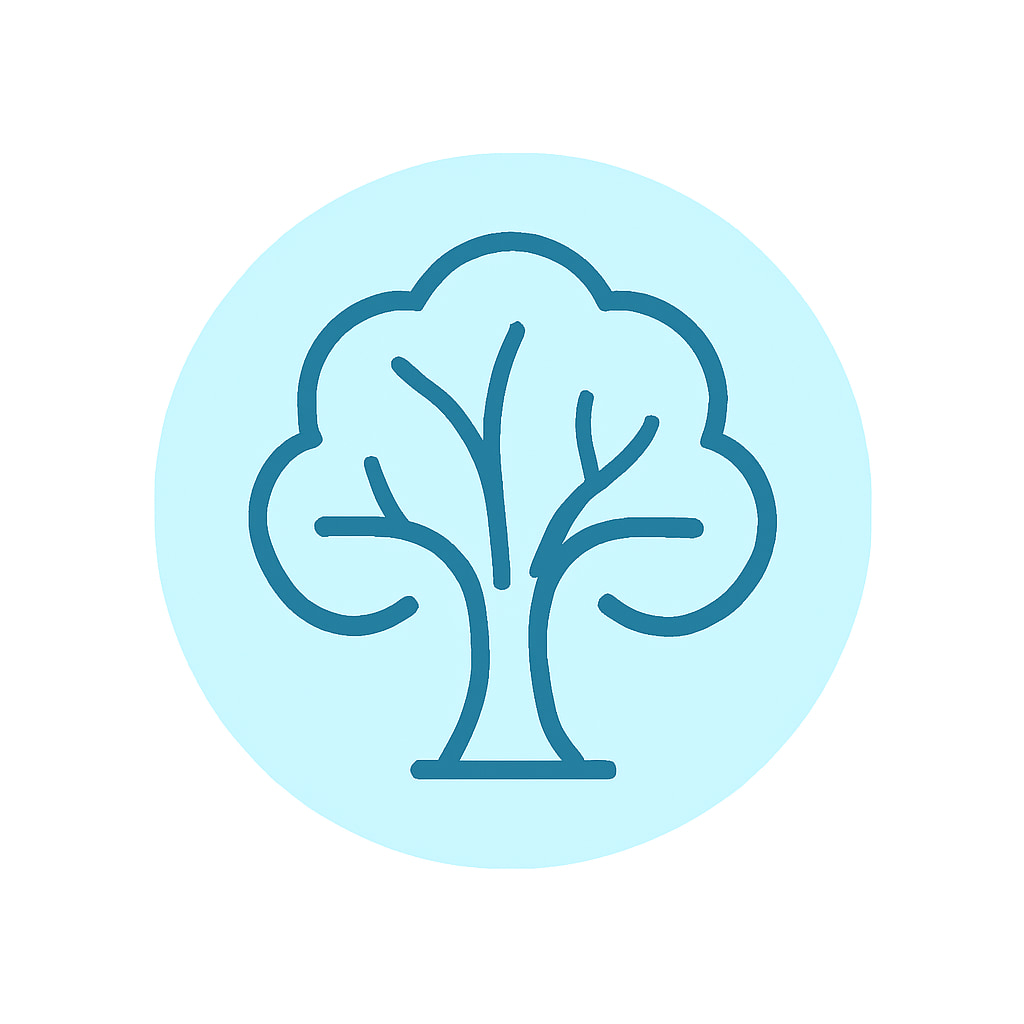 Icon representing nature and space