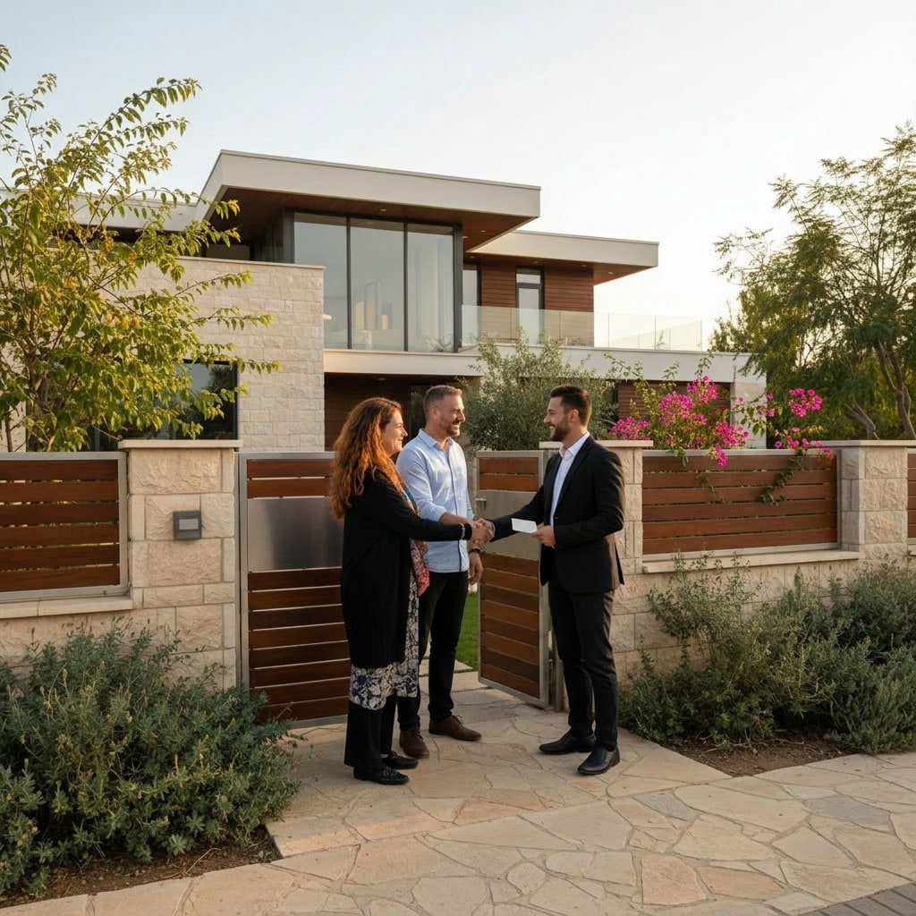 Long-term buyers exploring properties in Mevo Modi'im