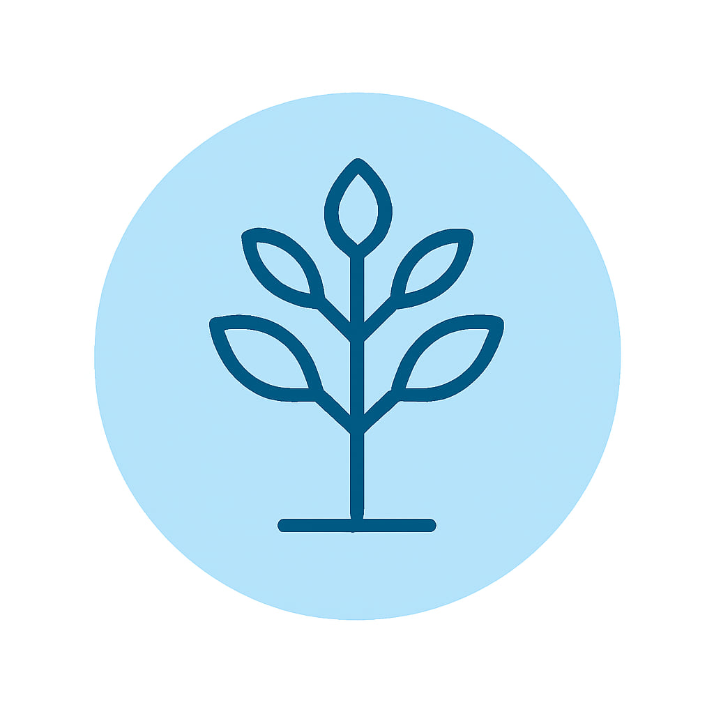 Nature icon illustrating greenery