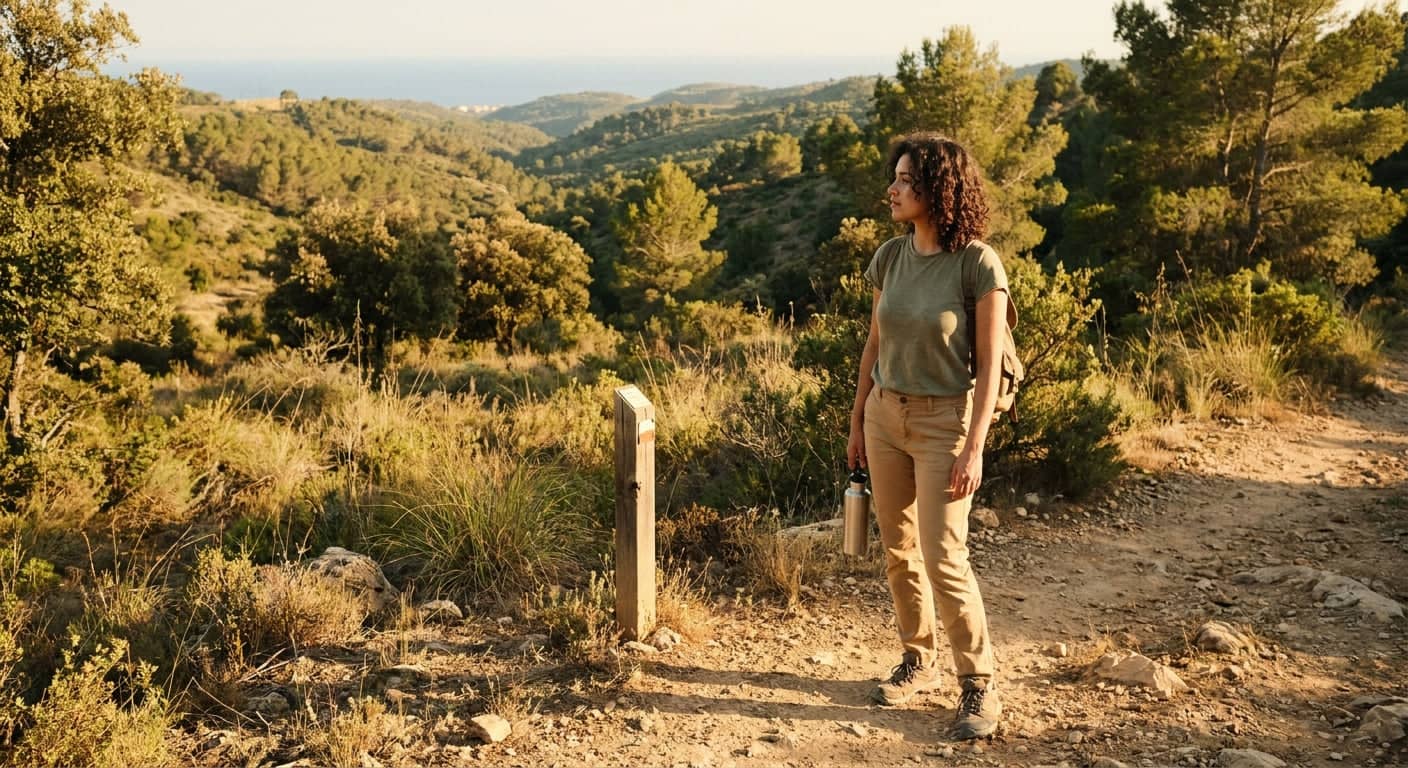 Nature enthusiasts hiking near Atlit