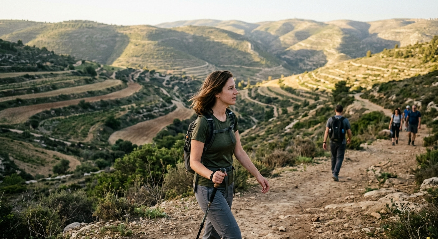 Hiking trail in Shilo's natural areas