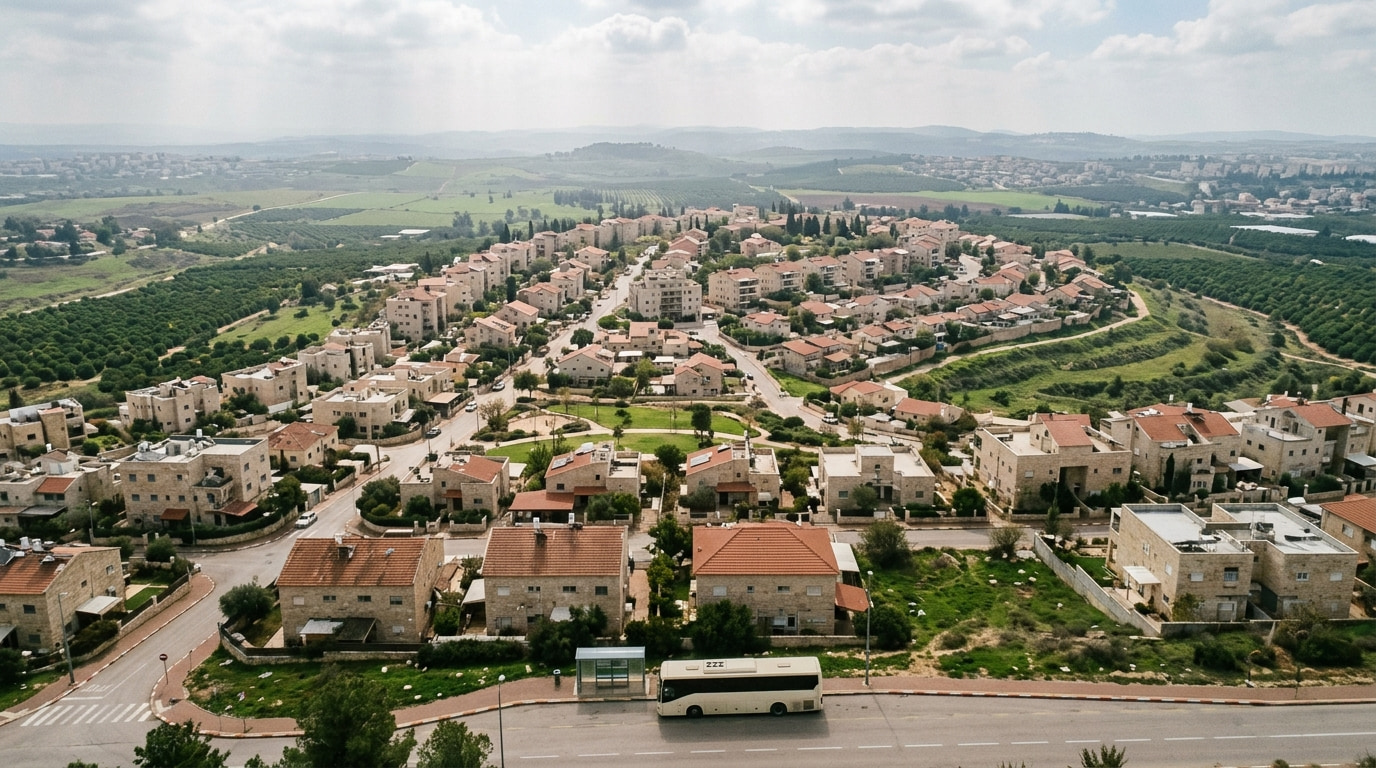 A scenic view of Tel Mond in Central District