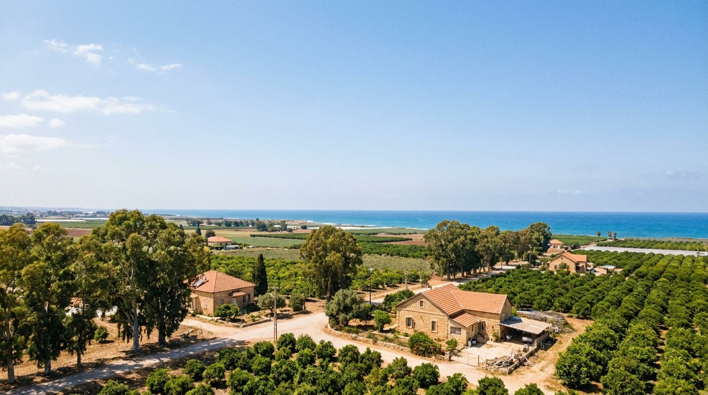 Scenic view of Bustan HaGalil in Northern District