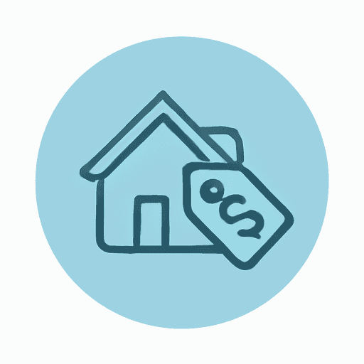 Property types icon showing variety