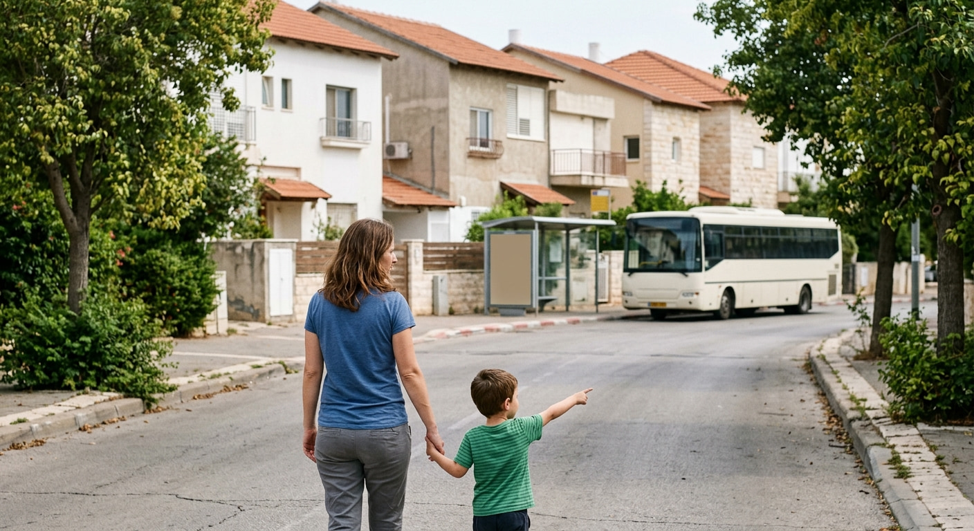 Family enjoying a day out in Yad Mordechai