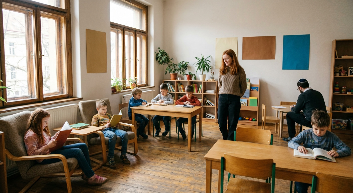 Education scene in Nofim