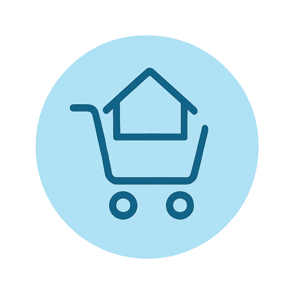 Icon representing local and regional services
