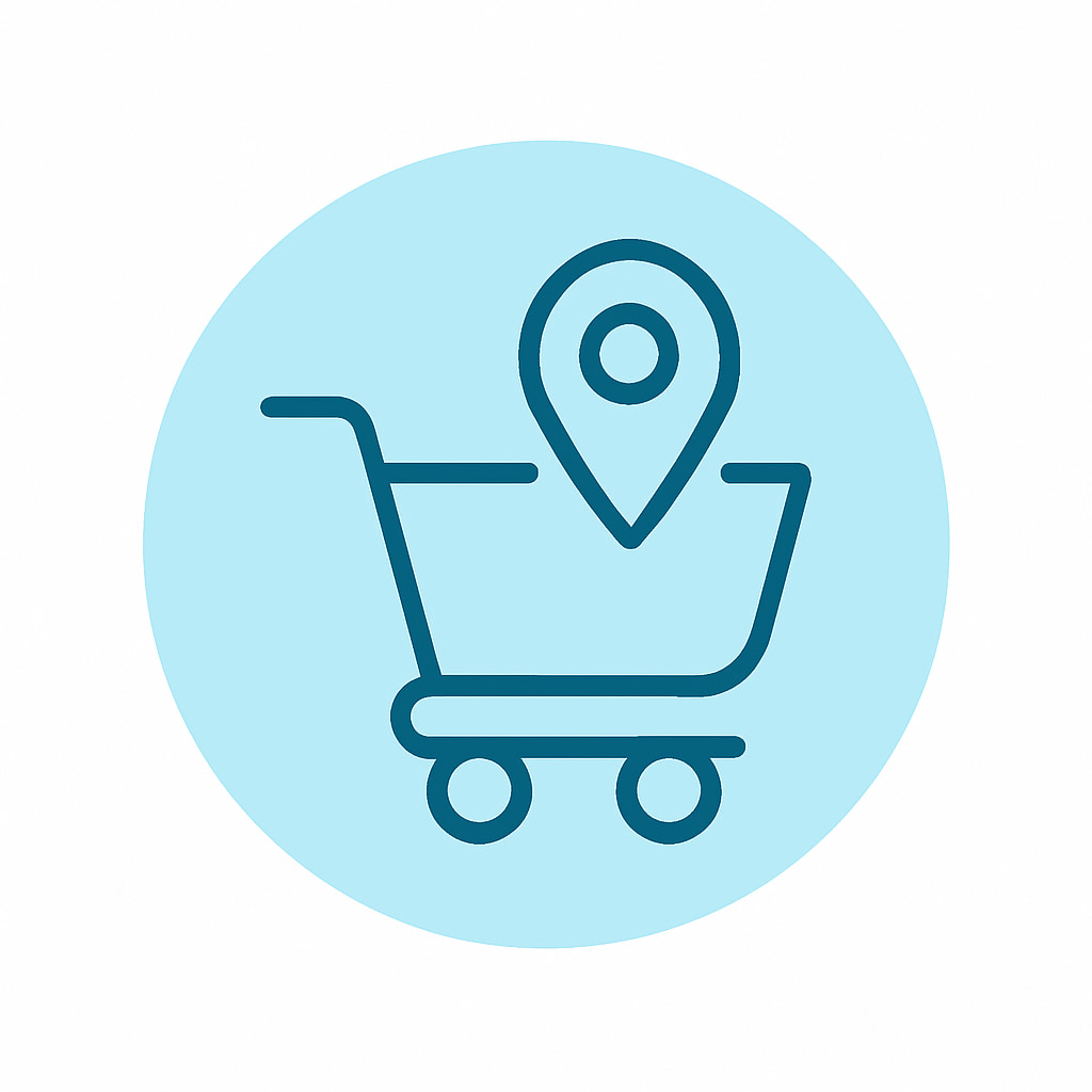 Icon representing local and regional services