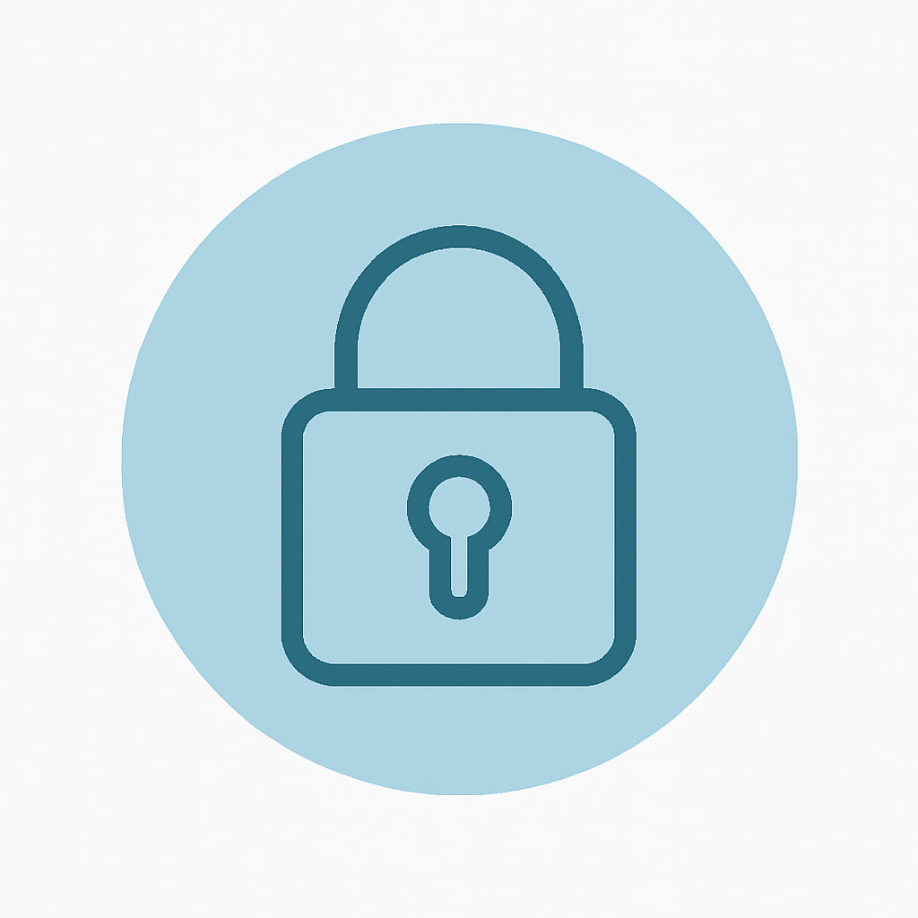 Space and privacy icon