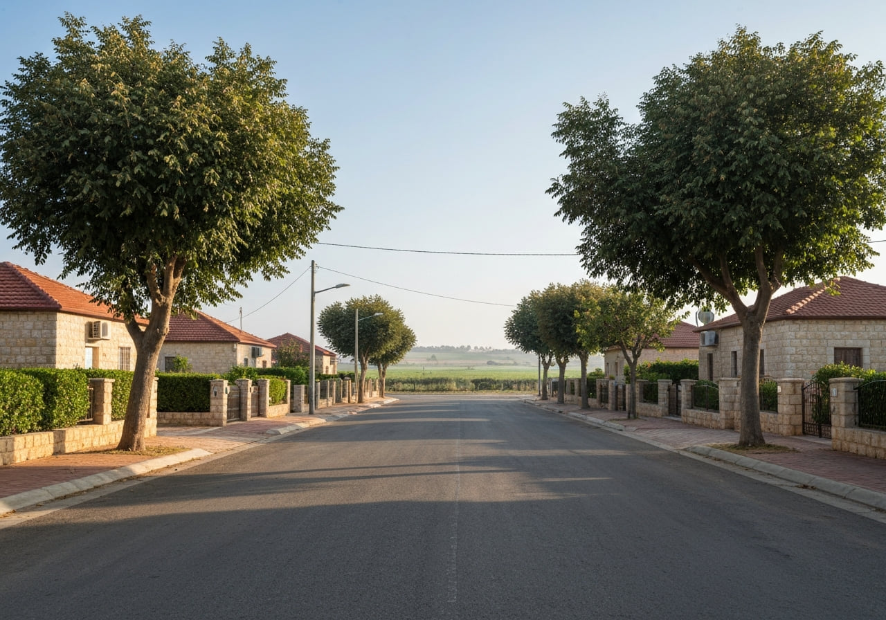 Low-density living scene in Nahalal