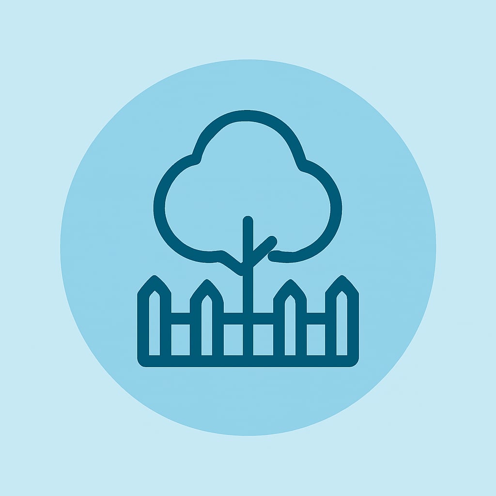 Space and privacy icon