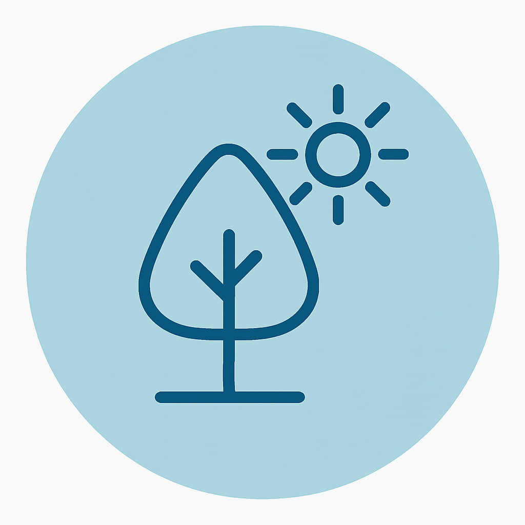 Icon representing nature and open spaces