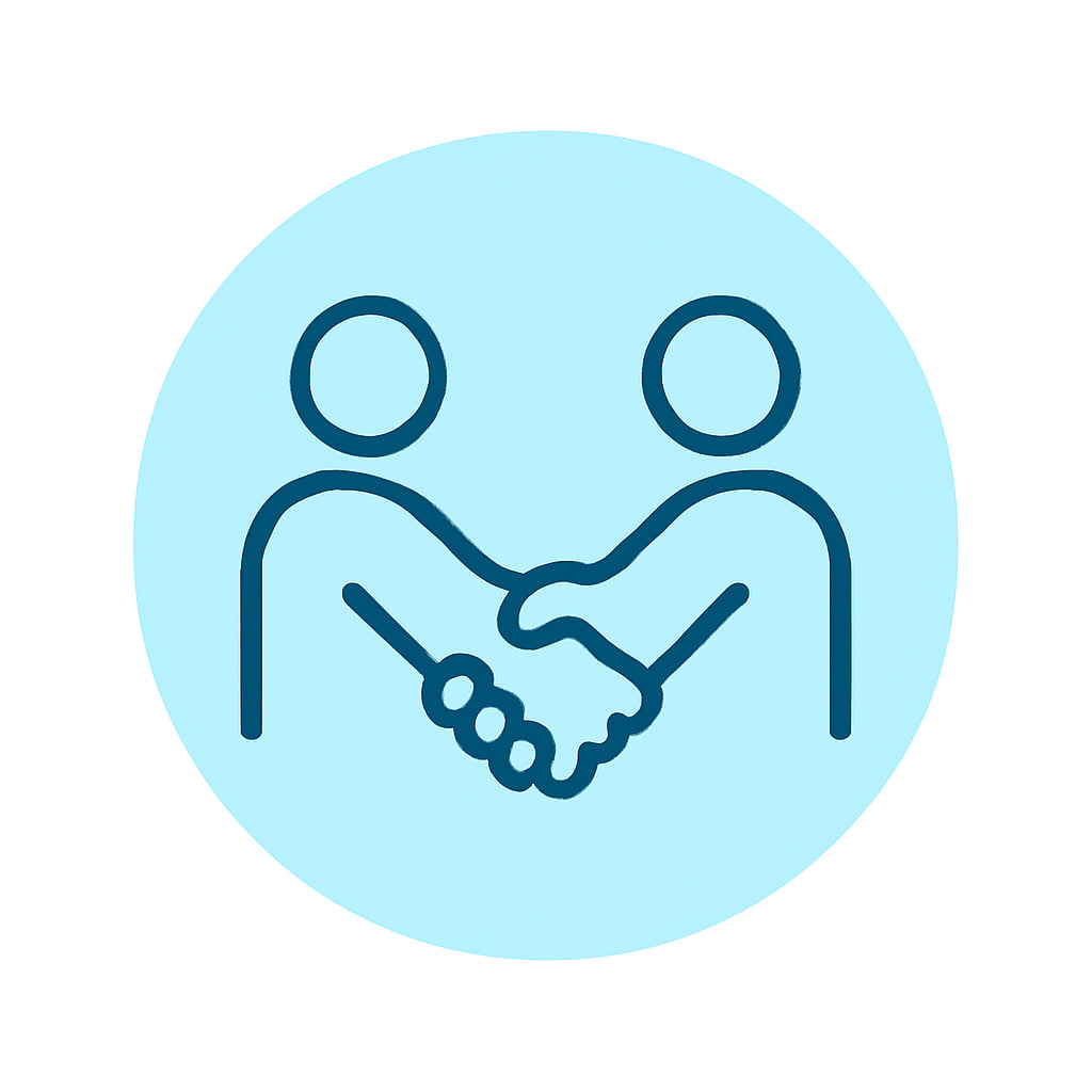 Icon representing community atmosphere
