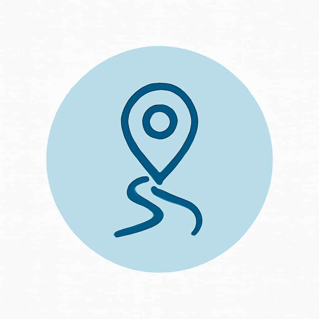 Icon representing practical location