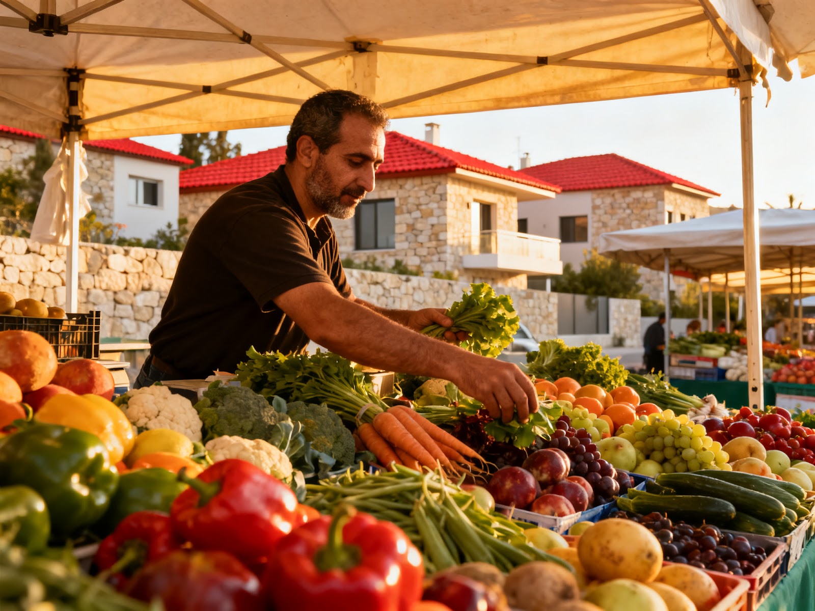Community gathering in Dotan