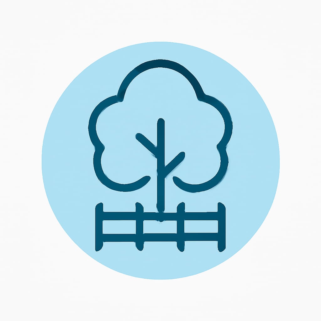 Icon representing space and privacy