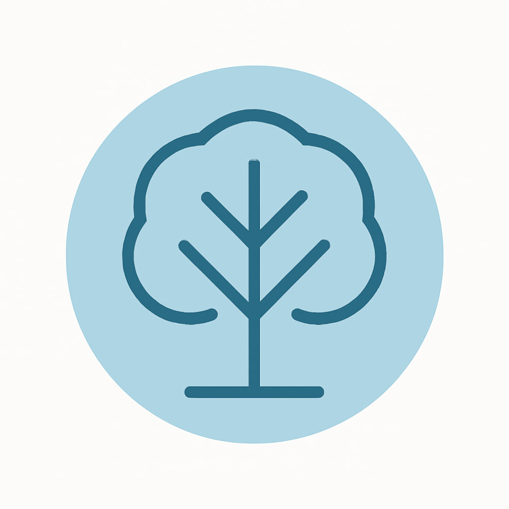 Icon representing nature and space