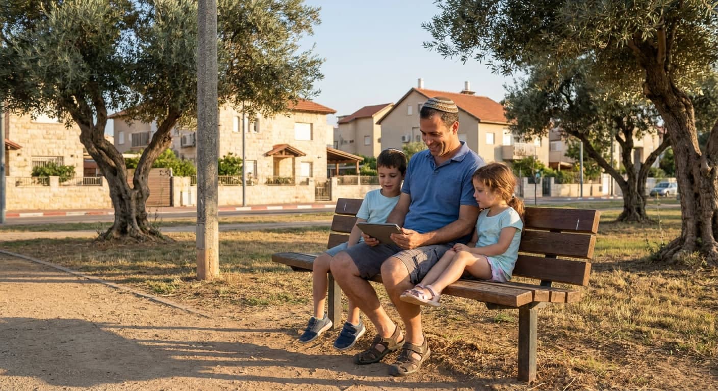 Family enjoying life in Hadera