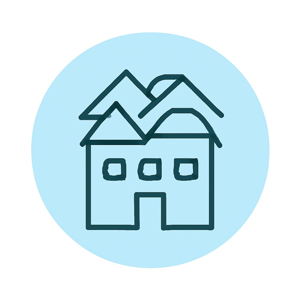 Icon representing diverse property types