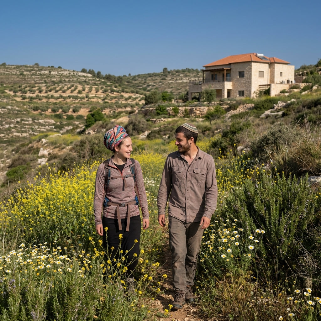 Nature enthusiasts enjoying the outdoors in Shvut Rachel