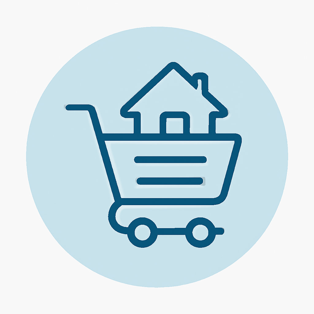 Icon representing local and regional services