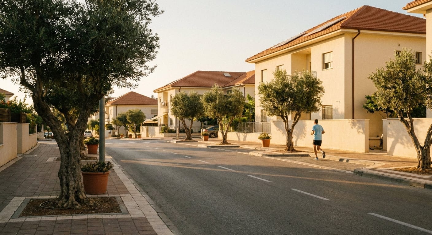 Low-density living scene in Zichron Yaakov