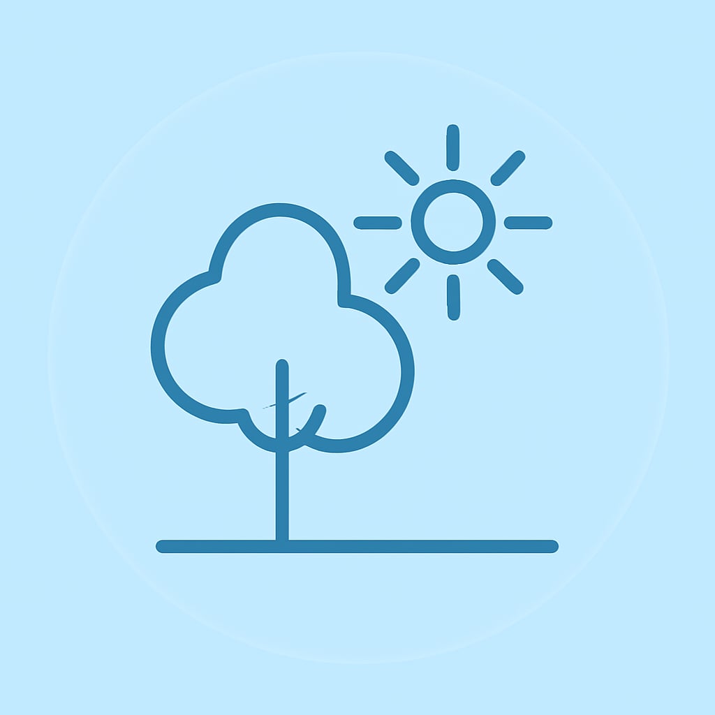 Icon representing green spaces