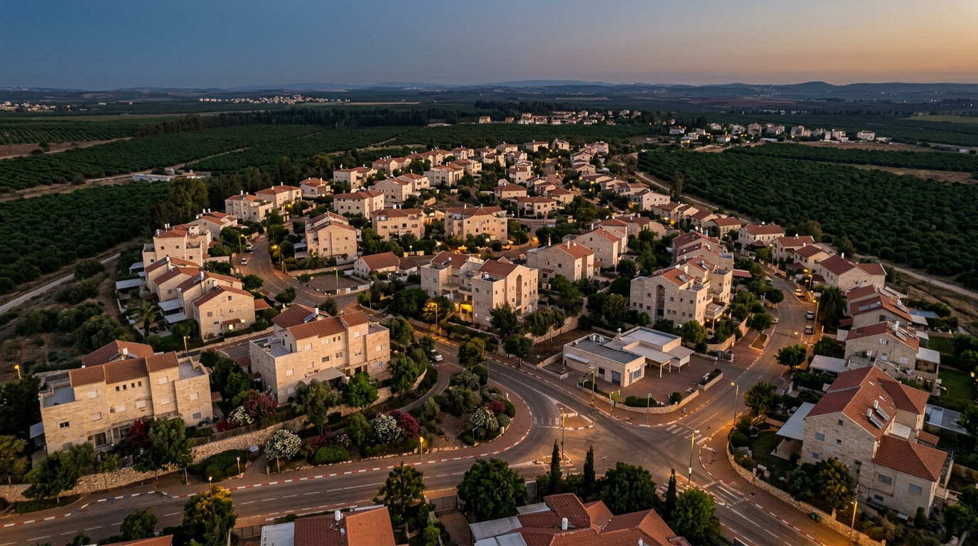 A scenic view of Tzur Yigal in Central District