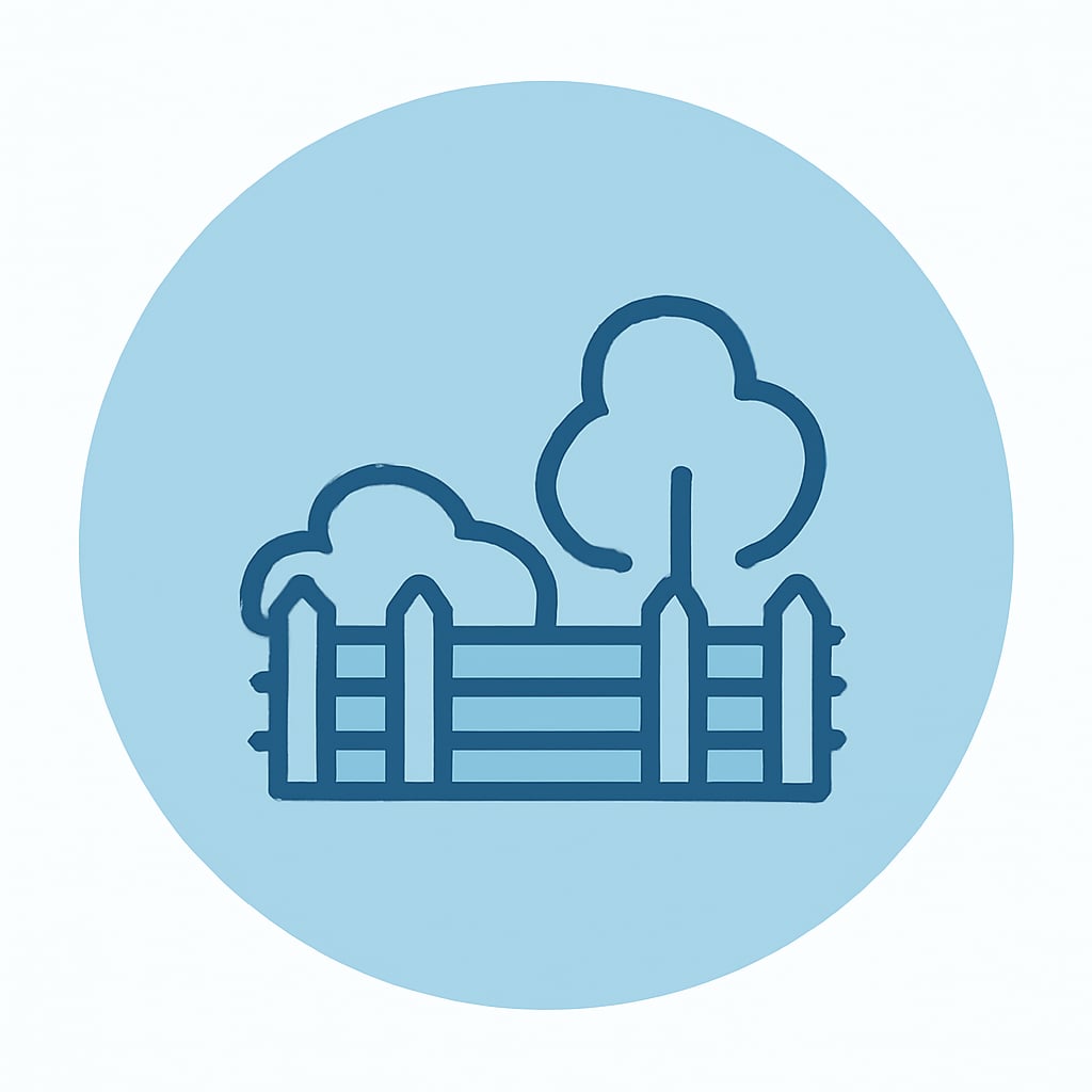 Icon representing space and privacy