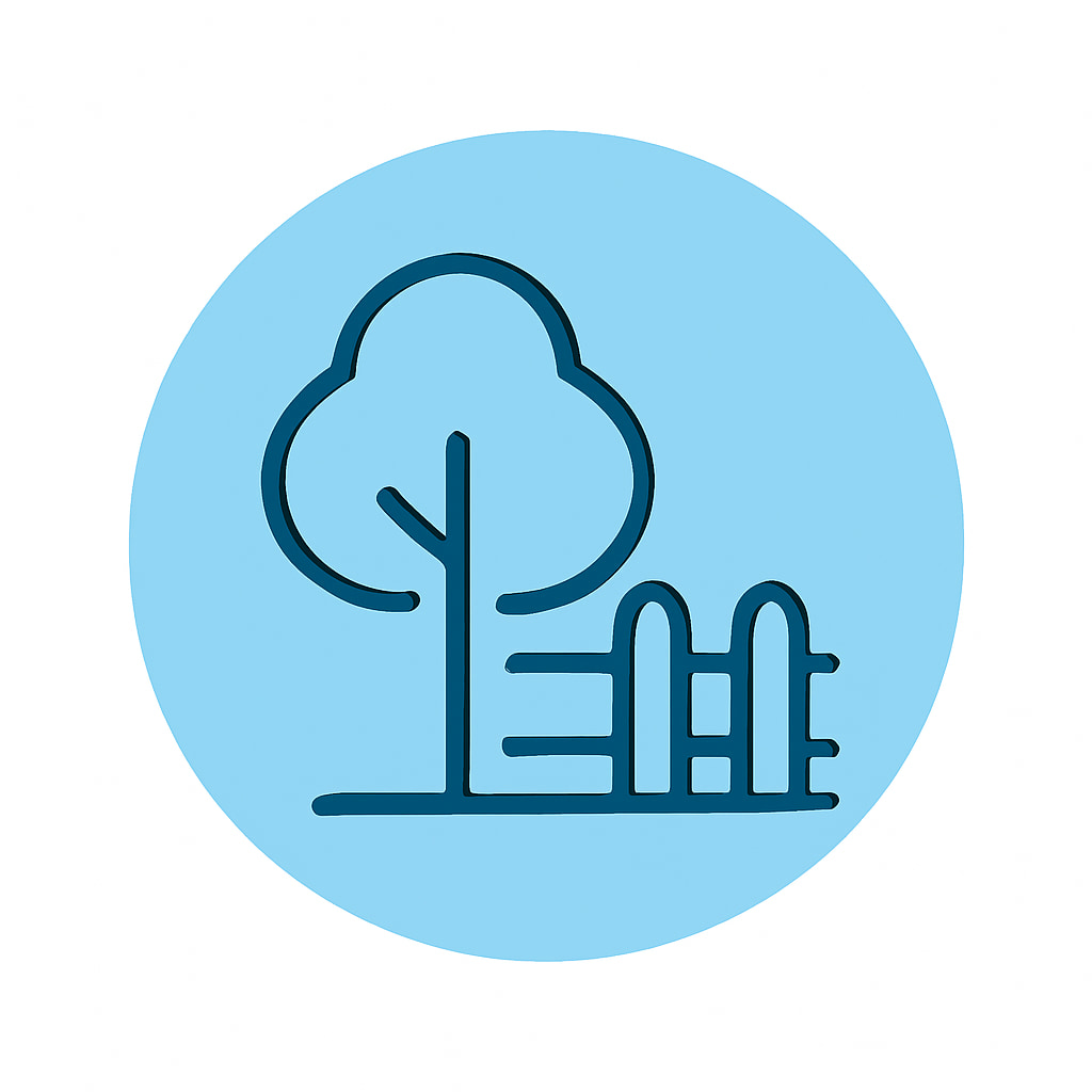 Icon representing space and privacy