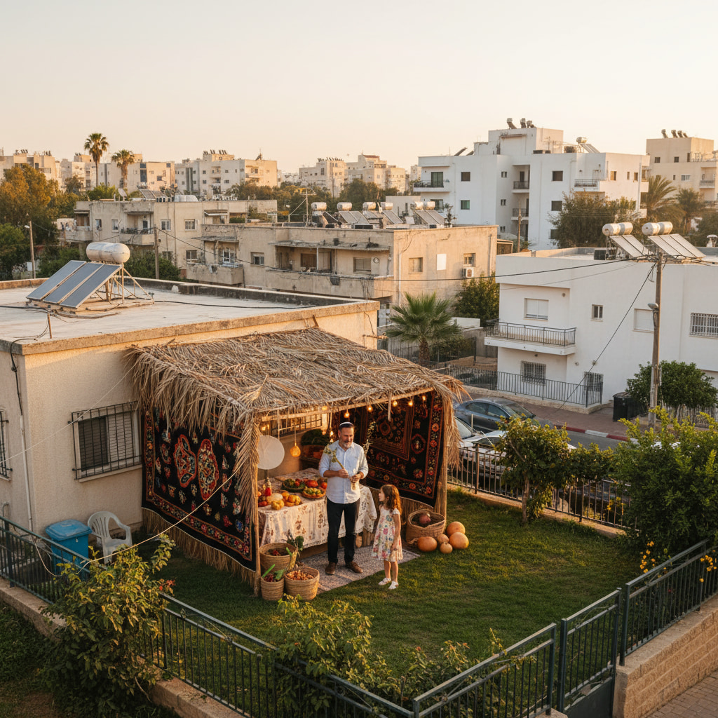 A scene of community life in Netivot