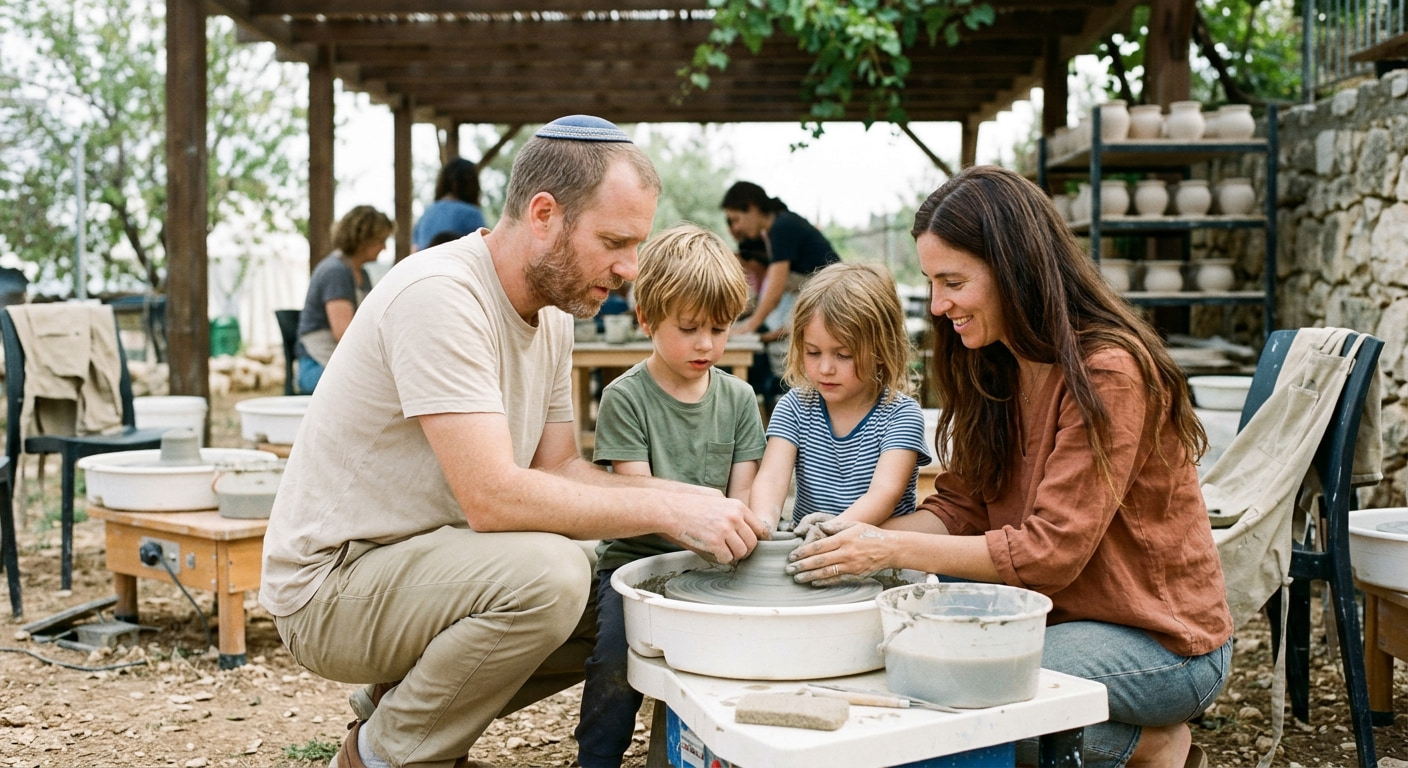 Family-friendly scene