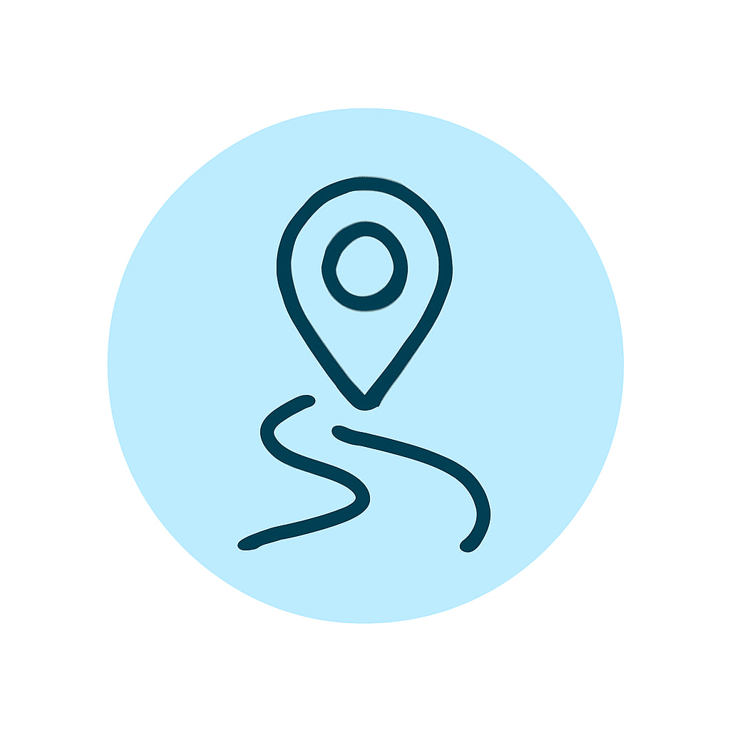 Practical location icon