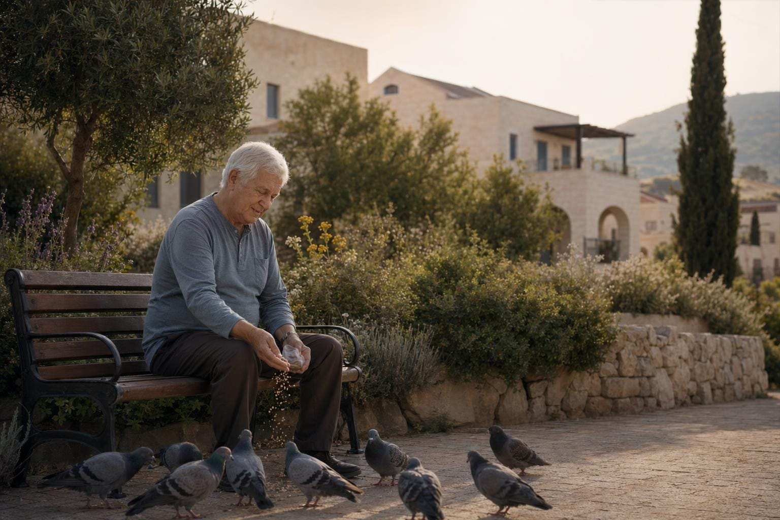 Long-term living scene in Merom Golan