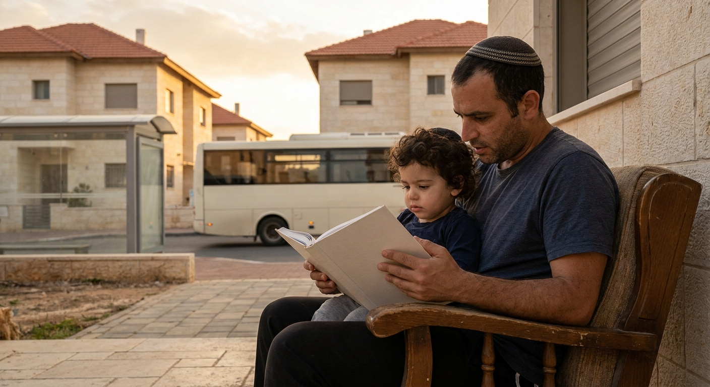 A family enjoying time together in a suburban setting
