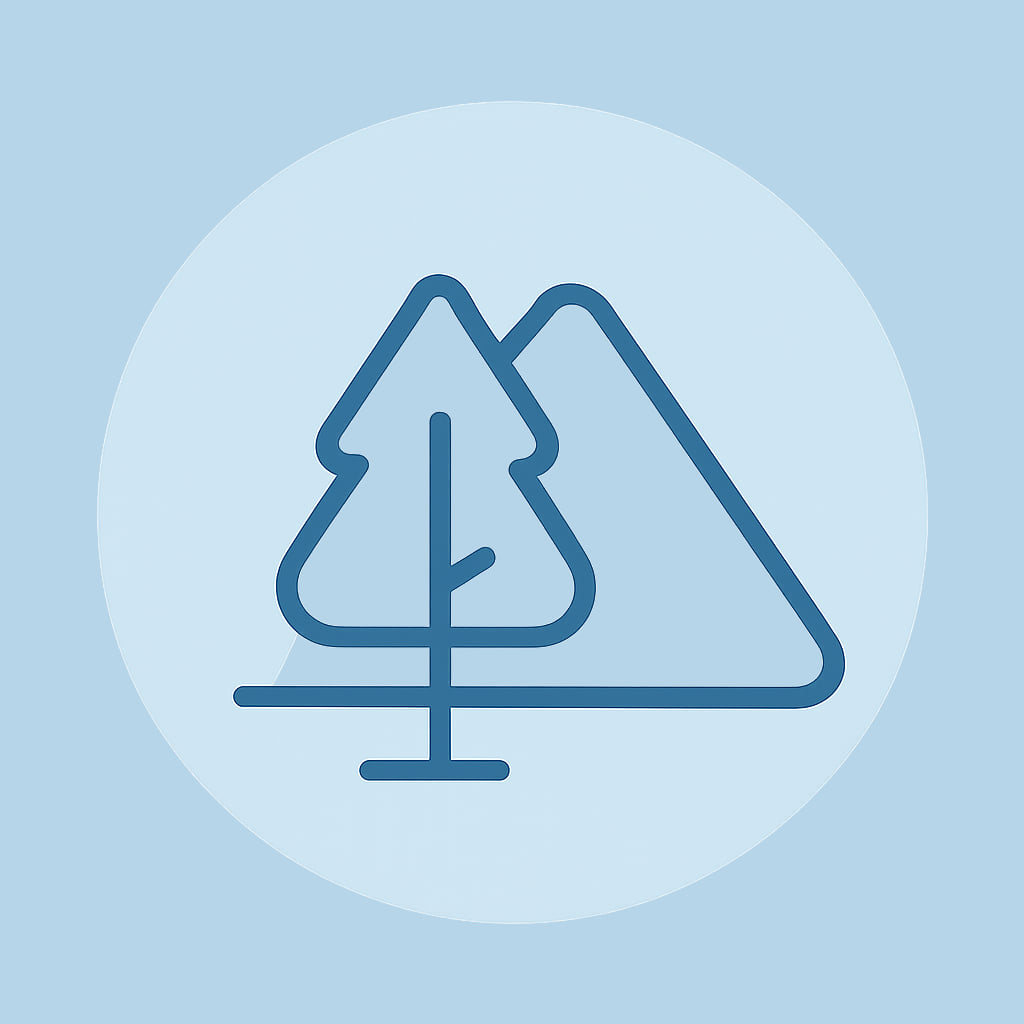Icon representing space and nature