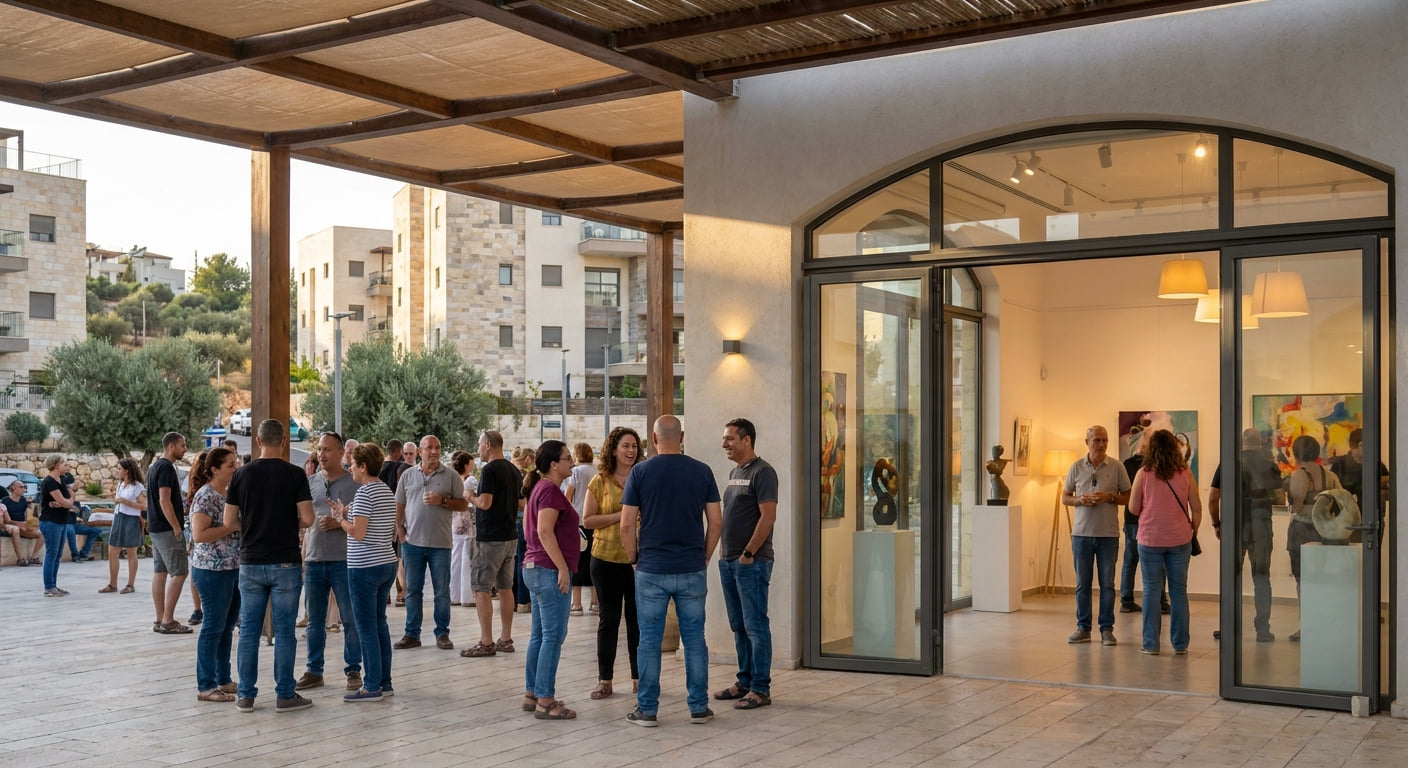 Community gathering in Nof HaGalil