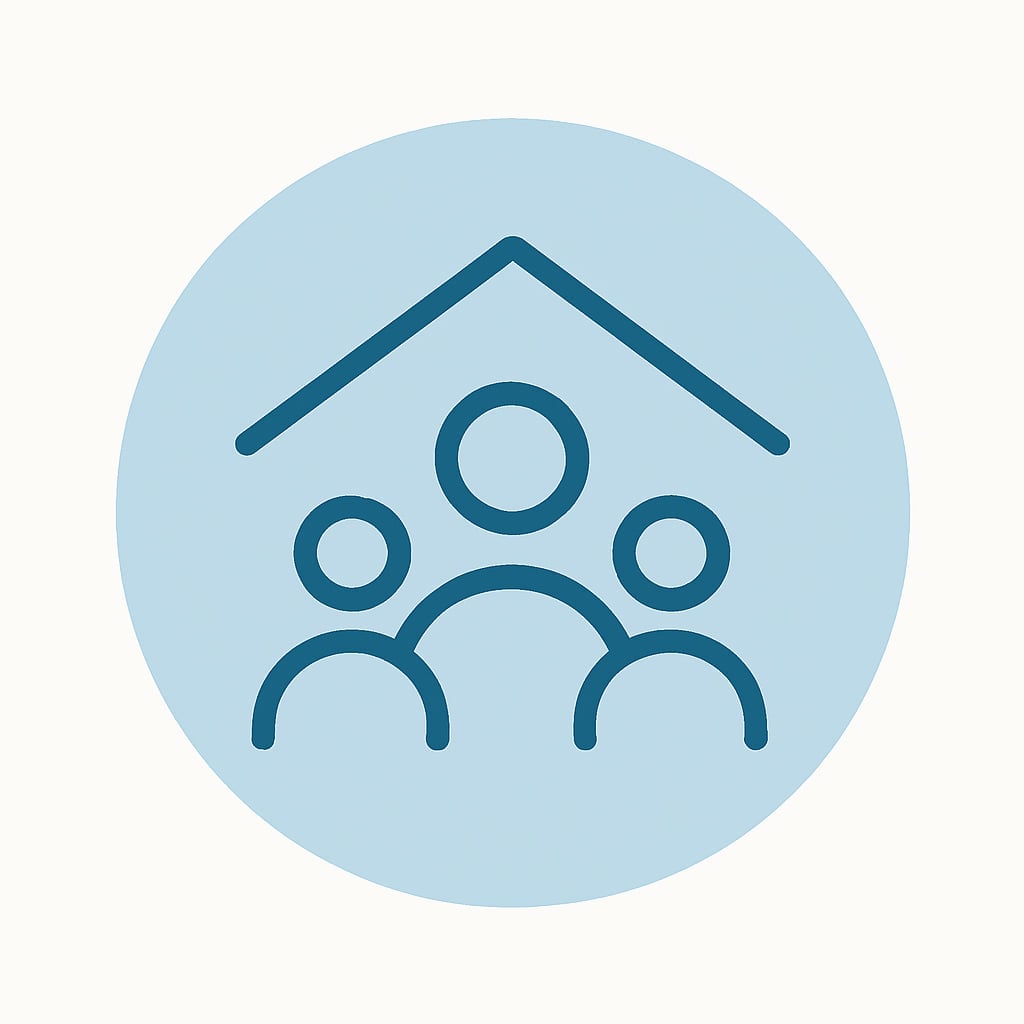Community icon representing comfort