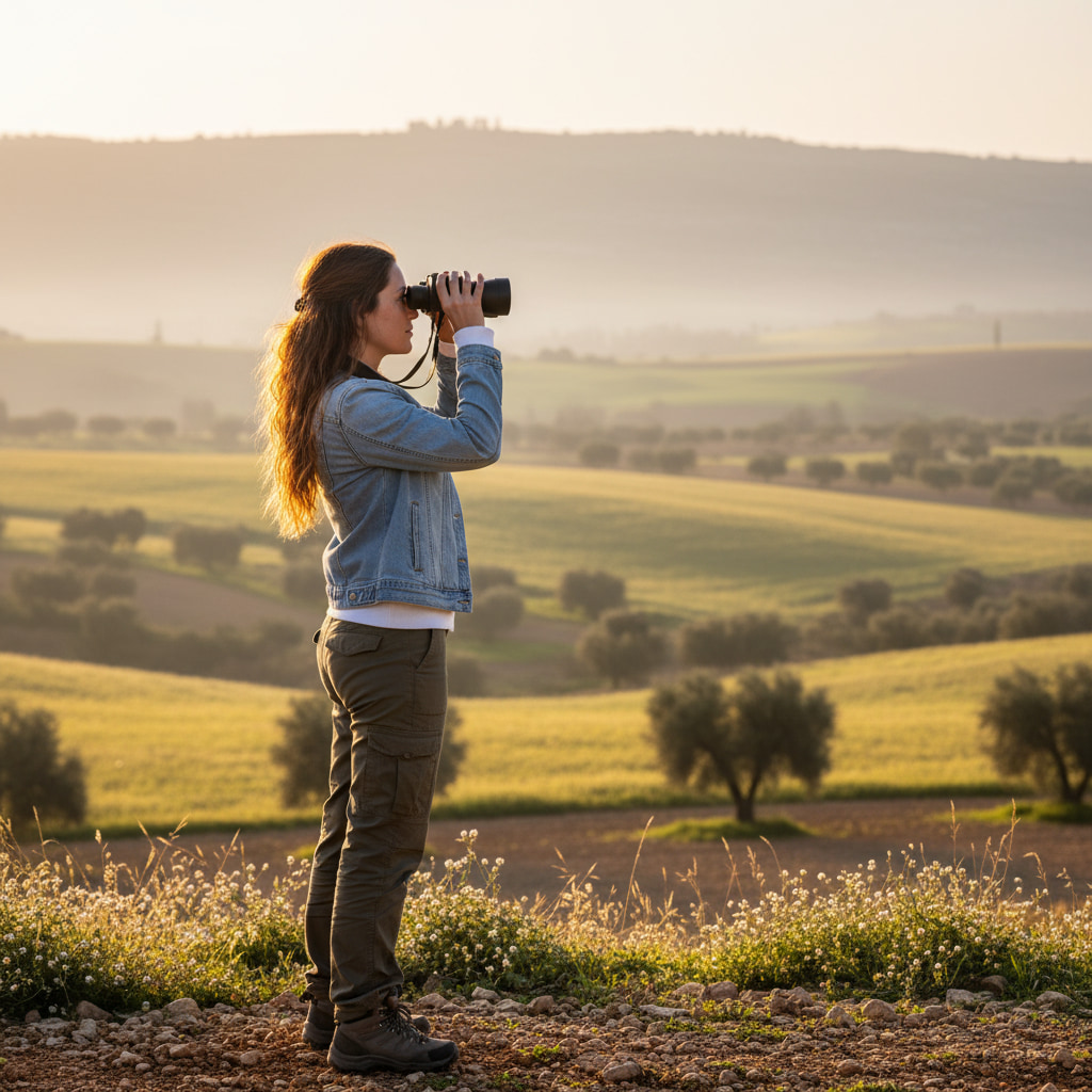 Nature enthusiast scene