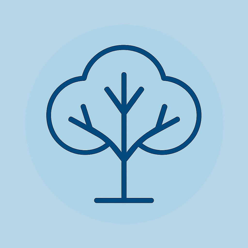 Icon representing space and nature