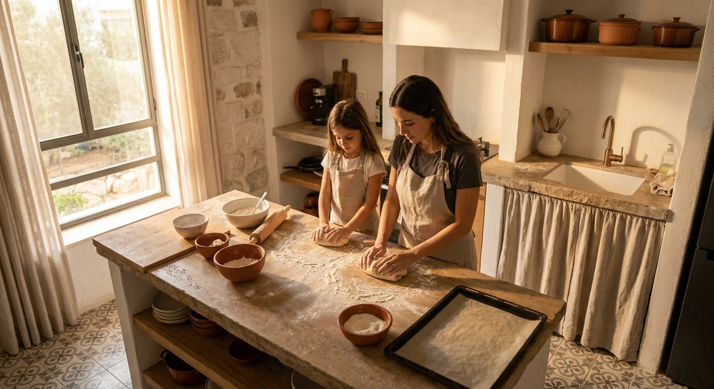 Family enjoying a day in Kiryat Yam