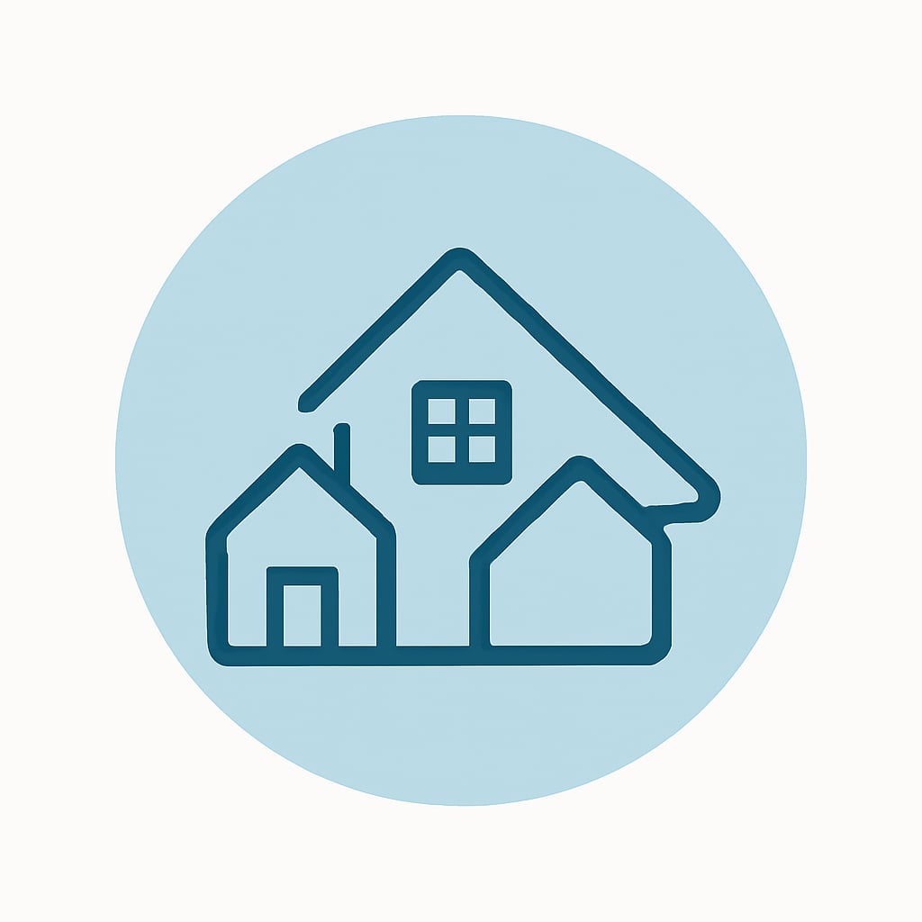 Property types icon representing diversity