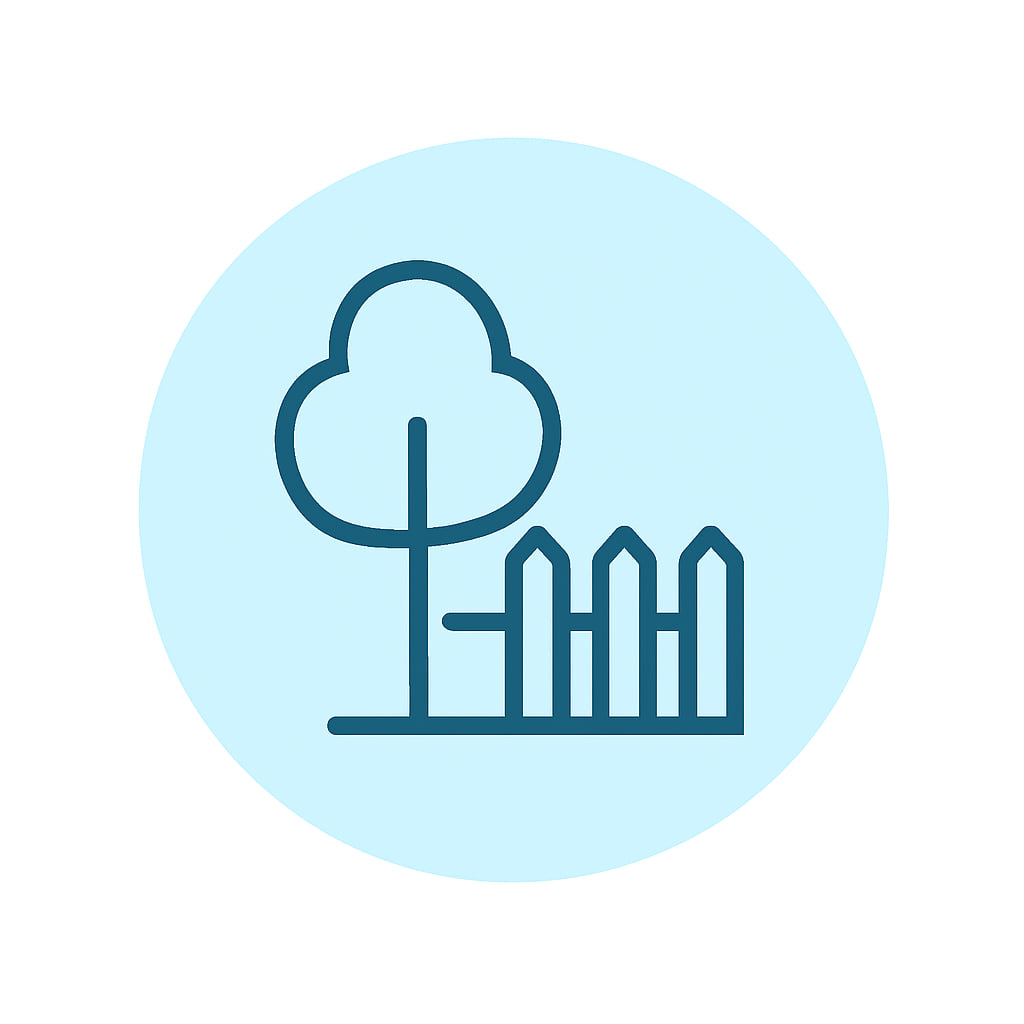Space and privacy icon