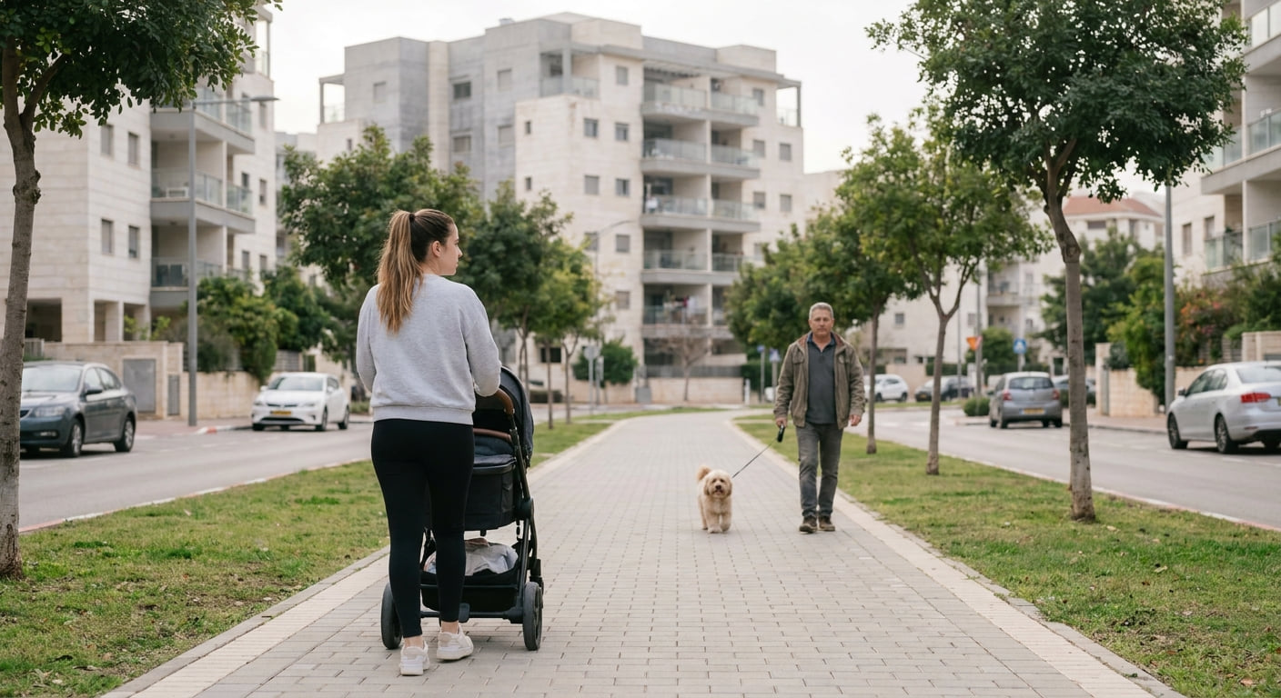 Low-density living scene in Or Yehuda