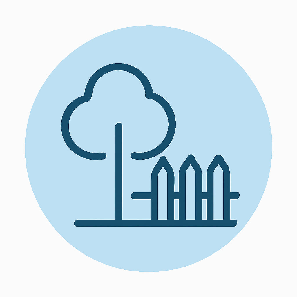 Privacy icon showing space