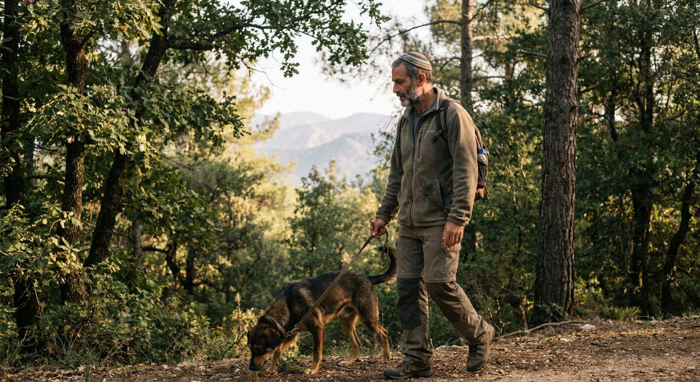 Nature enthusiasts hiking in Kfar Eldad