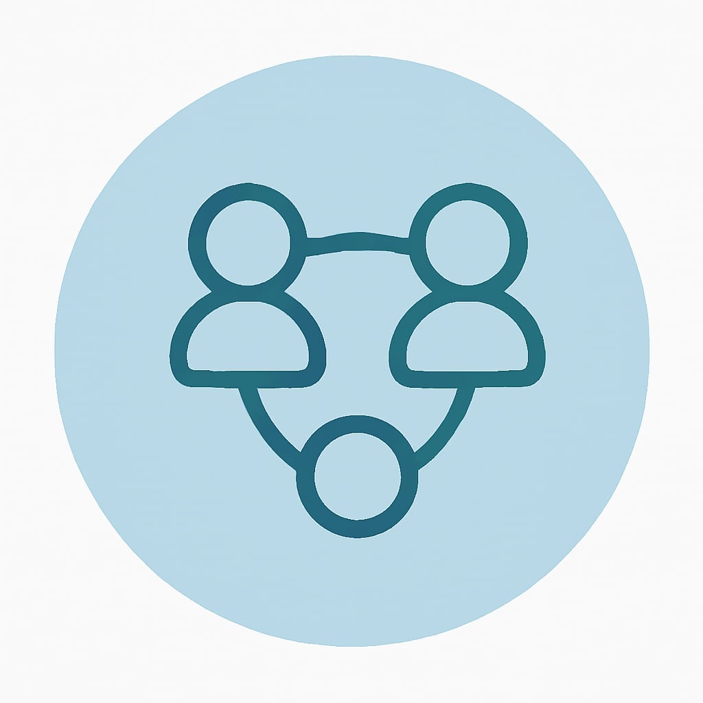 Community icon representing social life
